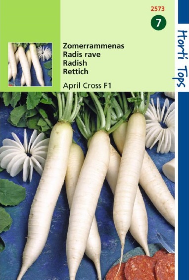 Daikon April Cross F1 (Raphanus sativus) 95 seeds